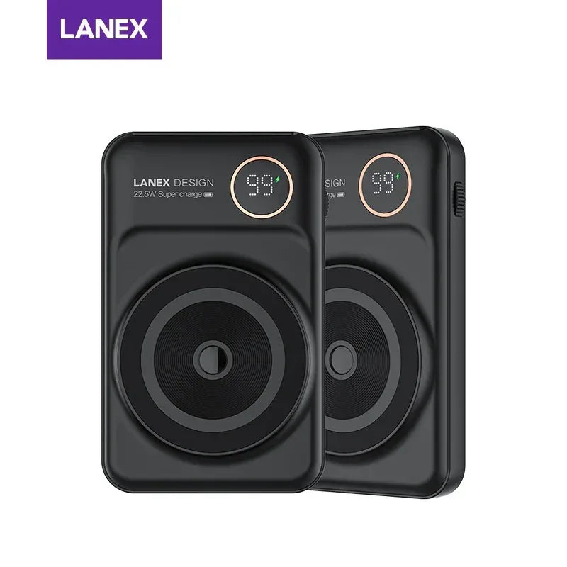 Lanex Magnetic Charging Power Bank 10000mAh N7 - Three