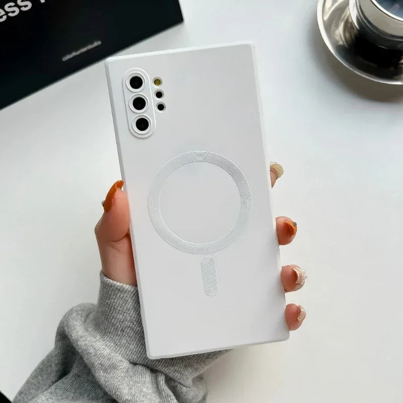 Floveyoo Silicone Magsafe Case Samsung Note 10 Plus - Three