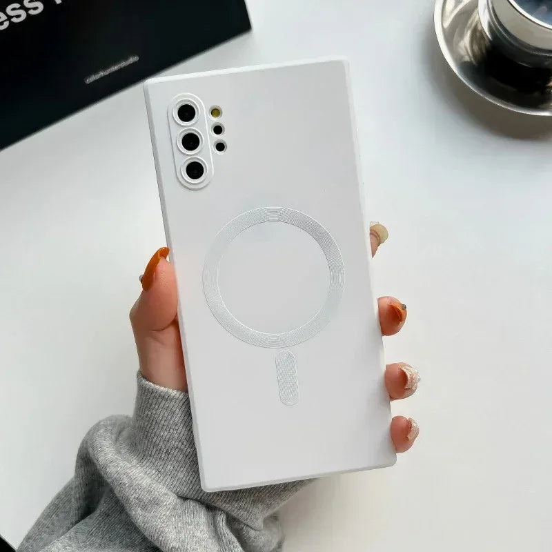 Floveyoo Silicone Magsafe Case Samsung Note 10 Plus - Three