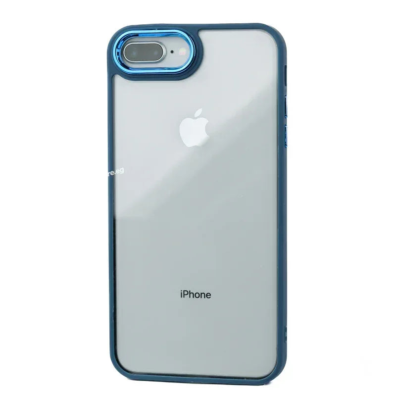 Skin Fashion Colored Frame Camera Case iPhone 7/8 Plus - Three