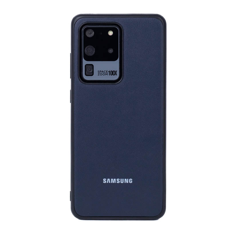 Slim Leather Camera Protection Case Samsung S20 Ultra