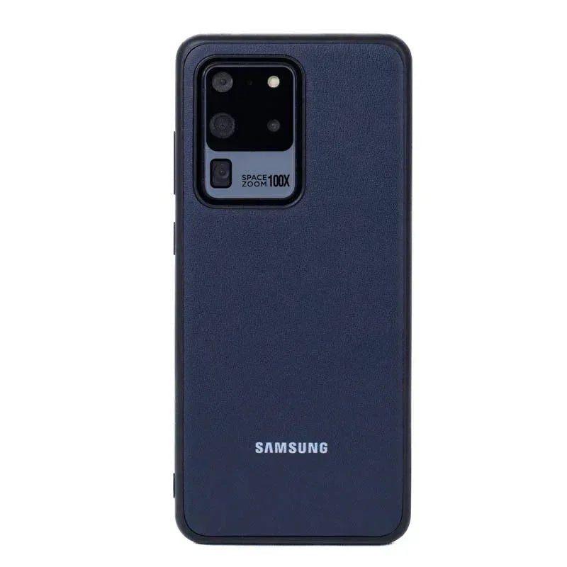 Slim Leather Camera Protection Case Samsung S20 Ultra - Three