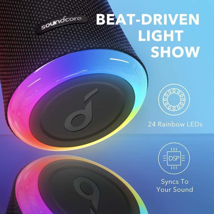 Anker Soundcore Flare 2 Bluetooth Speaker - Three
