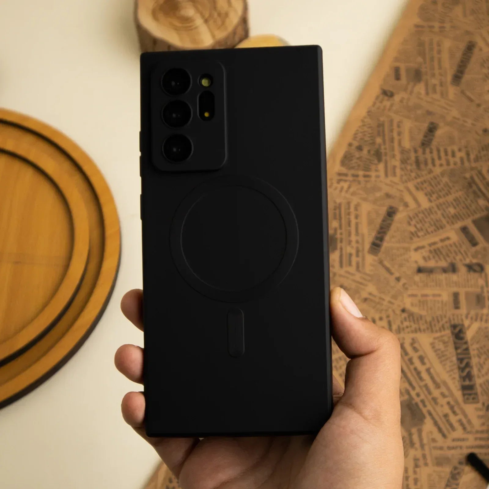 Floveyoo Silicone Magsafe Case Samsung Note 20 - Three