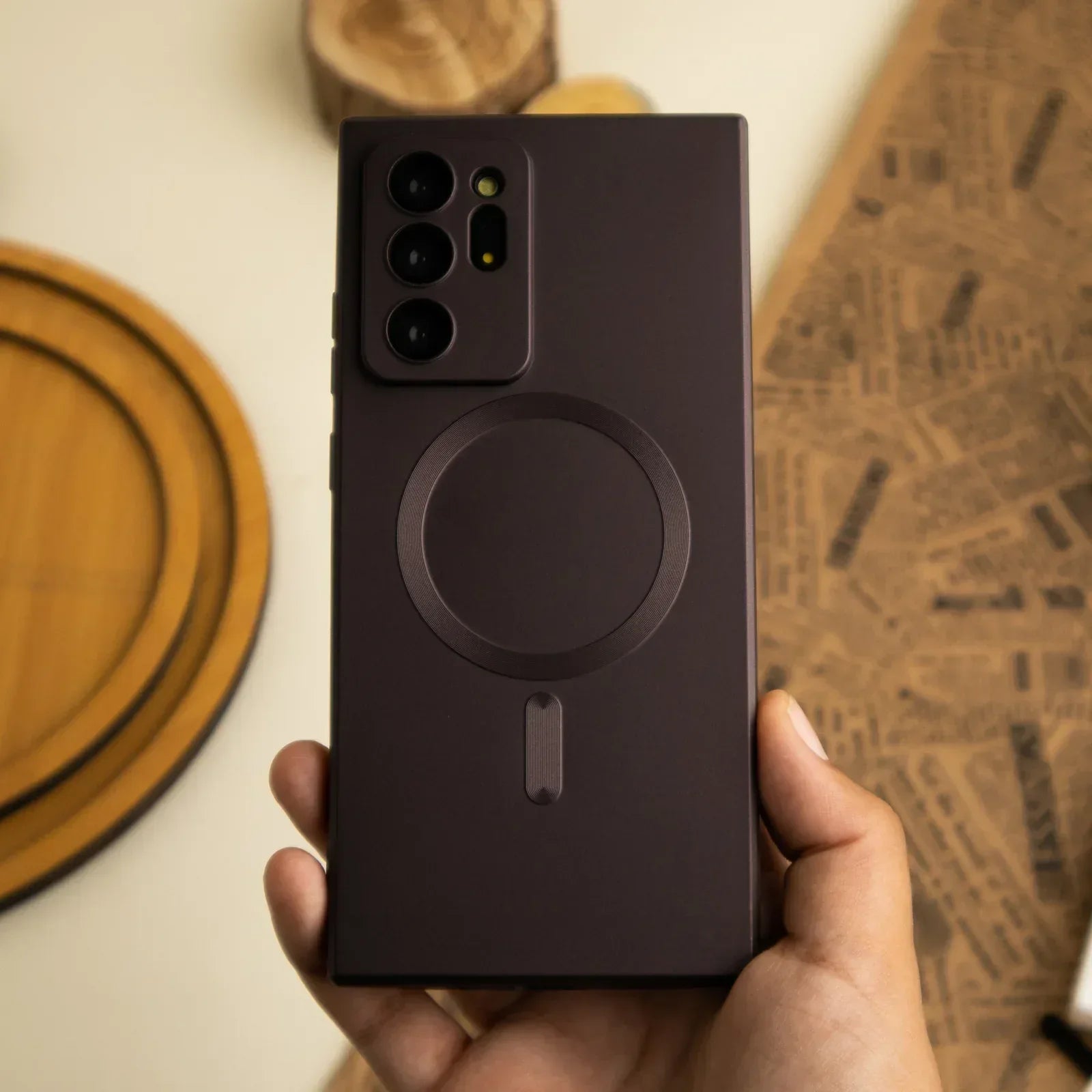 Floveyoo Silicone Magsafe Case Samsung Note 20 - Three