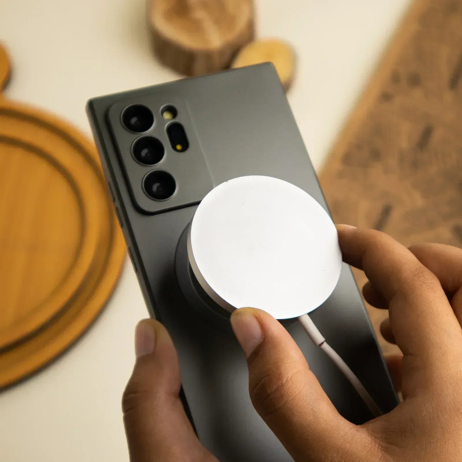 Floveyoo Silicone Magsafe Case Samsung Note 20 - Three