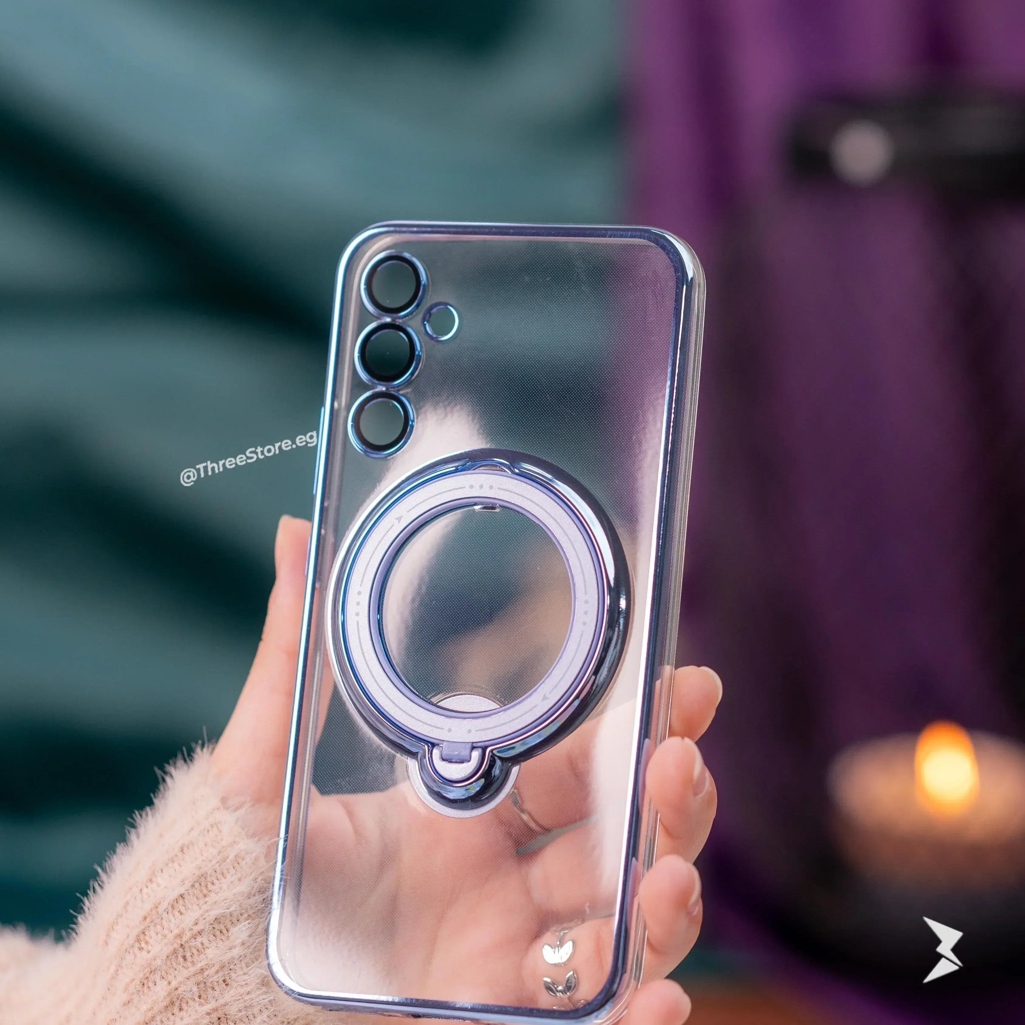 Stand Magsafe Transparent Case Samsung A25 - Three