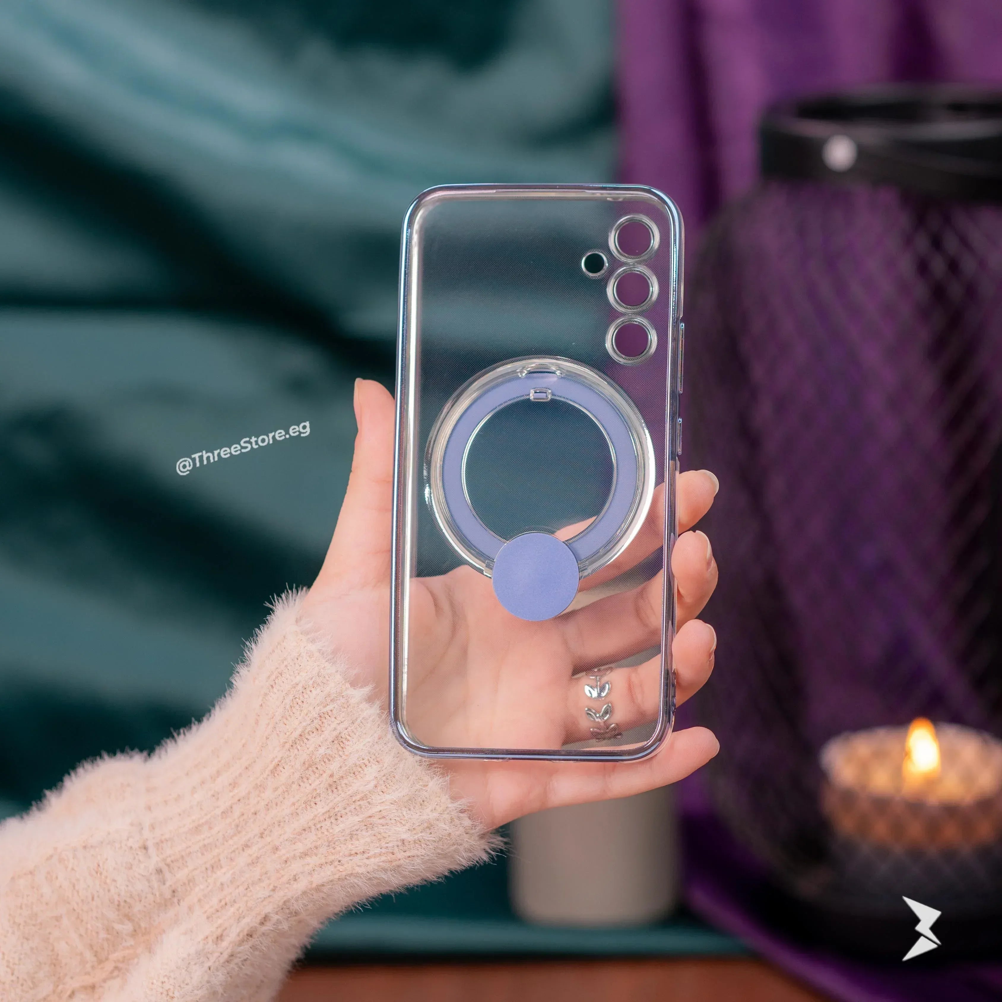 Stand Magsafe Transparent Case Samsung A25 - Three