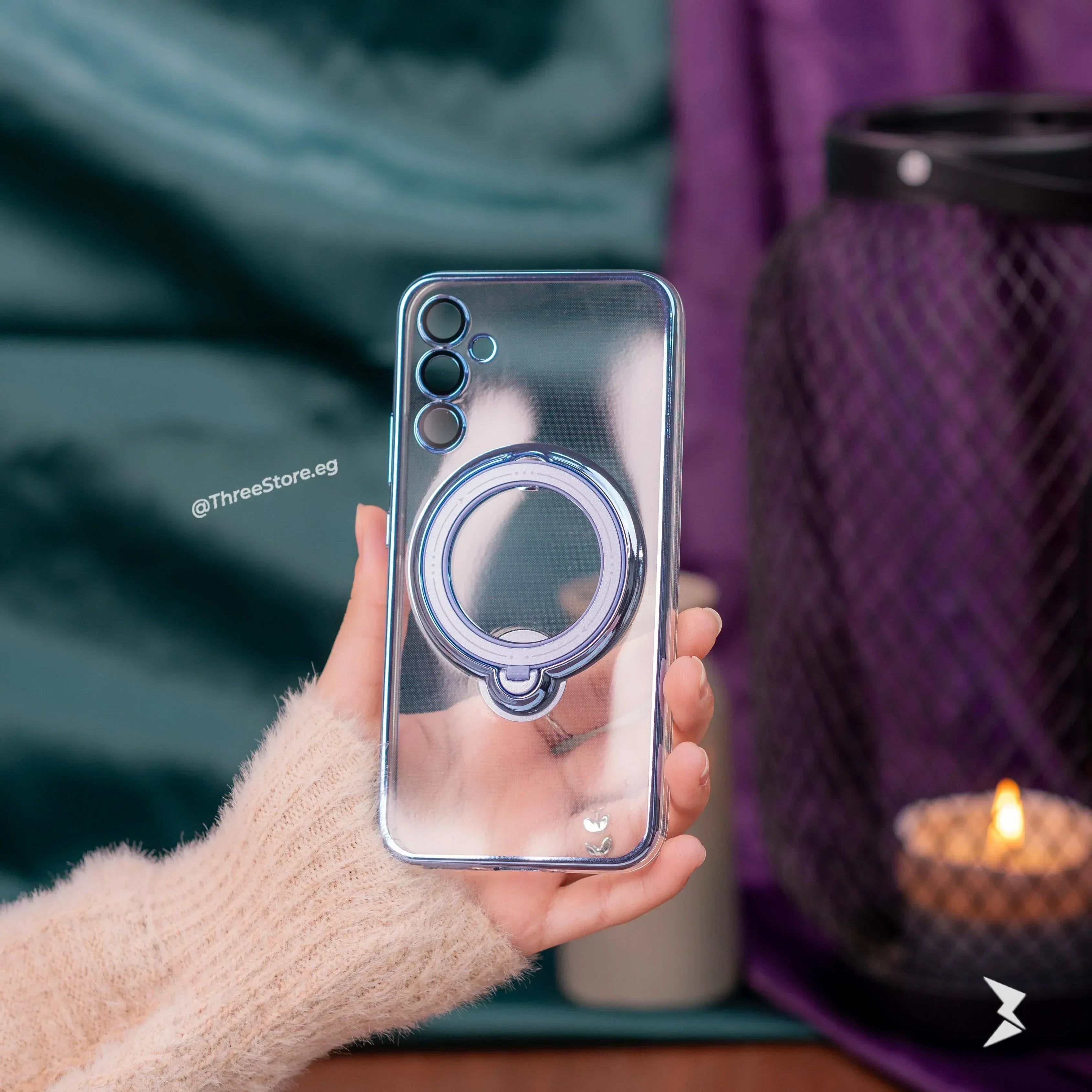 Stand Magsafe Transparent Case Samsung A25 - Three