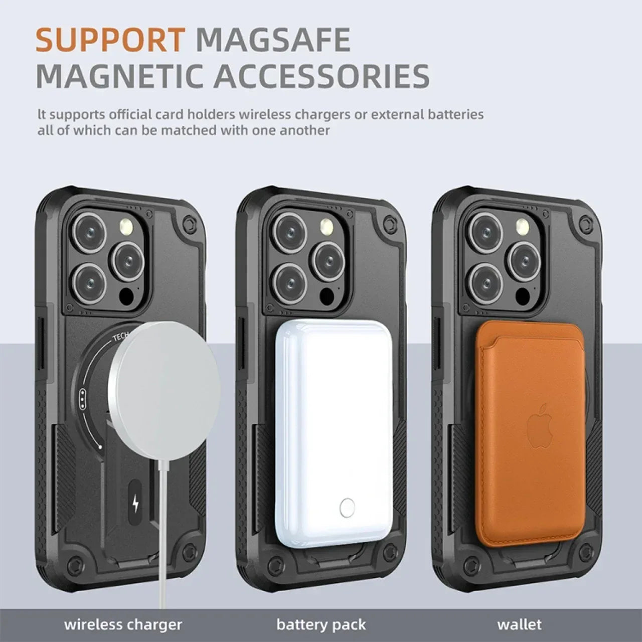 Defence Insider Case iPhone 14 Pro - Three
