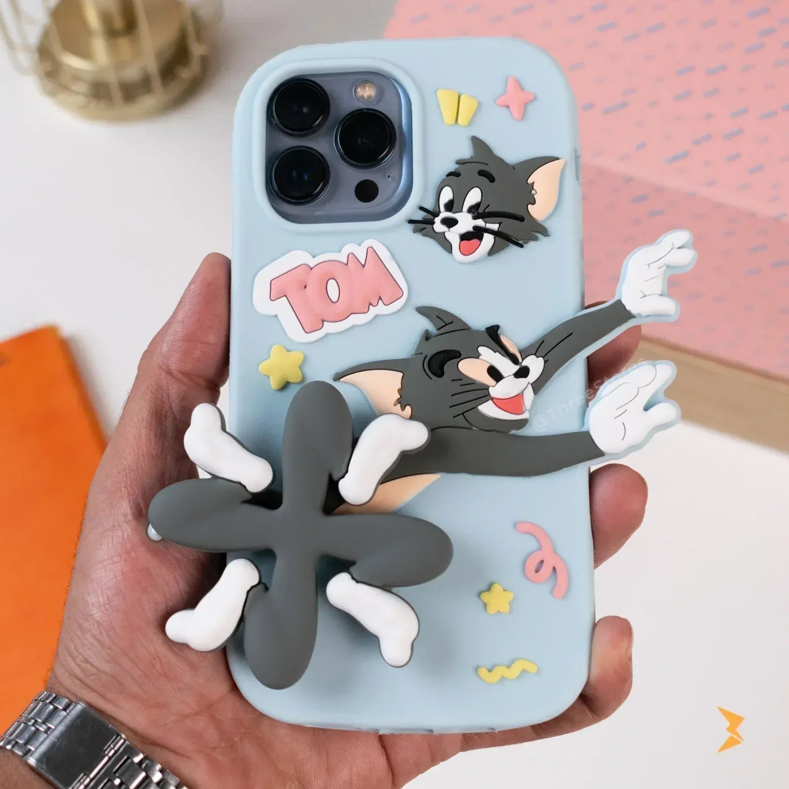 Run Tom & Jerry Silicone Case iPhone 12 Pro Max - Three