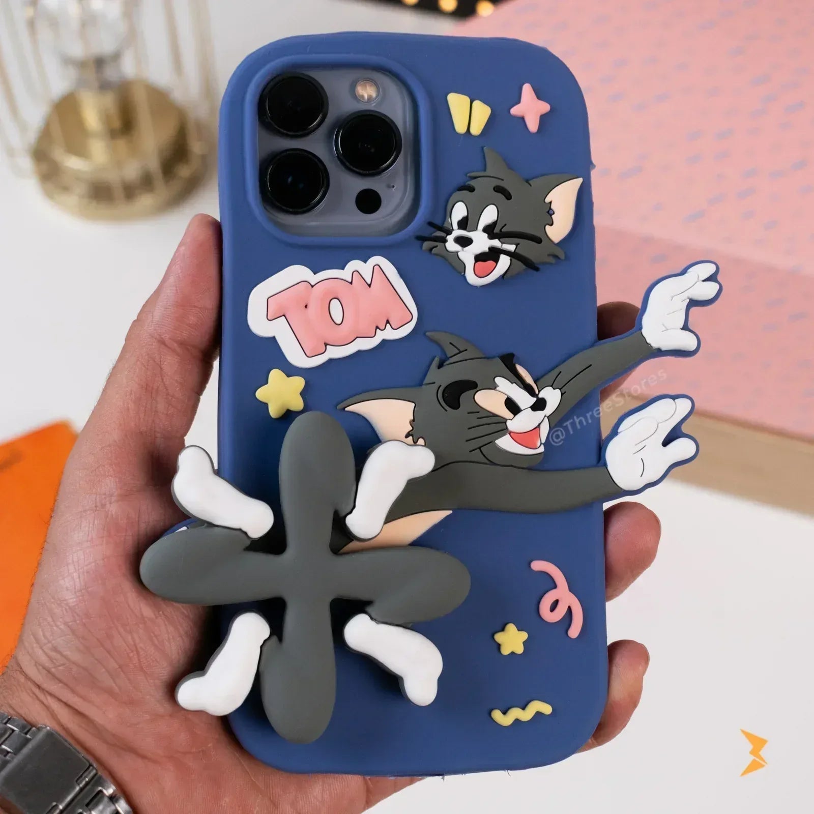 Run Tom & Jerry Silicone Case iPhone 12 Pro Max - Three