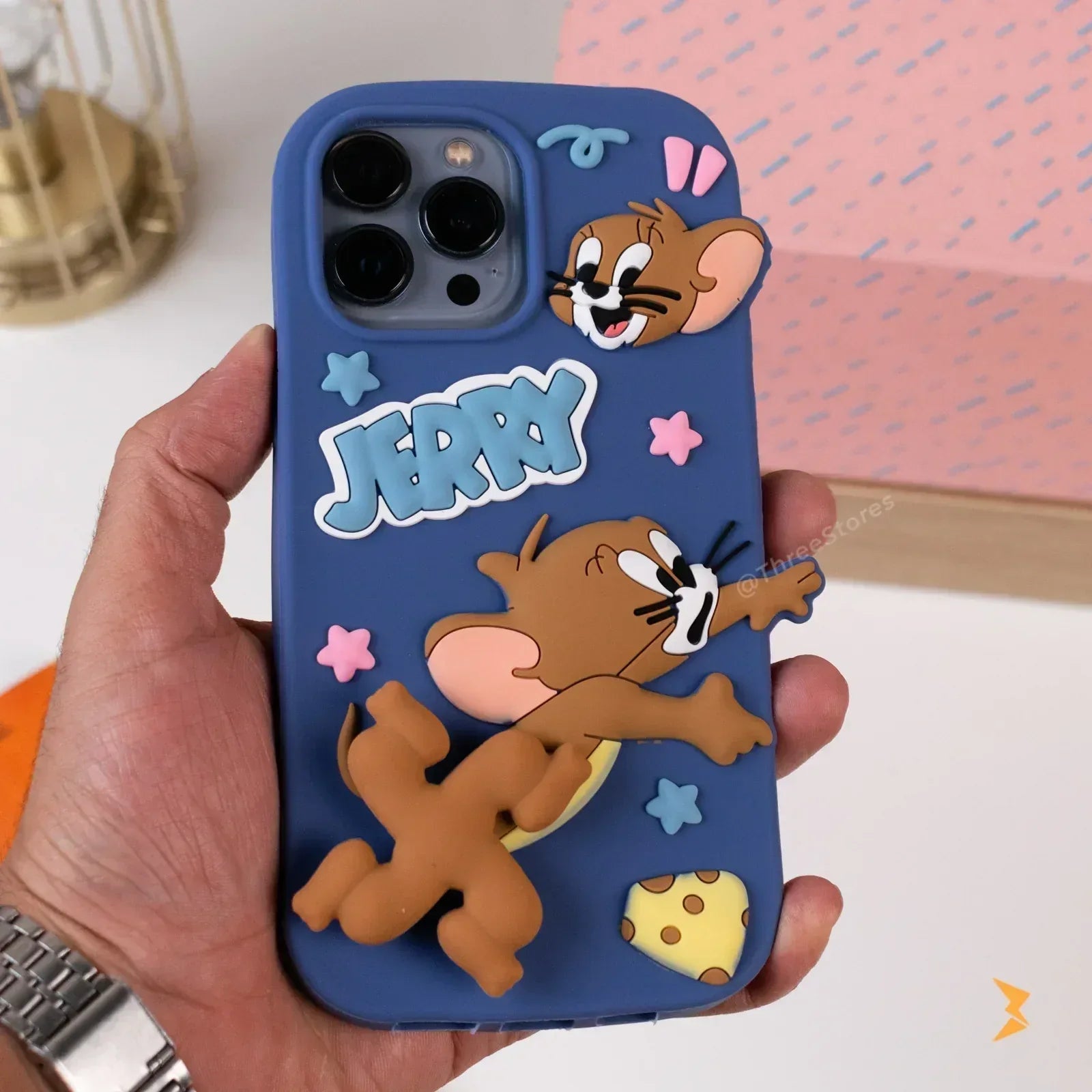 Run Tom & Jerry Silicone Case iPhone 12 Pro Max - Three