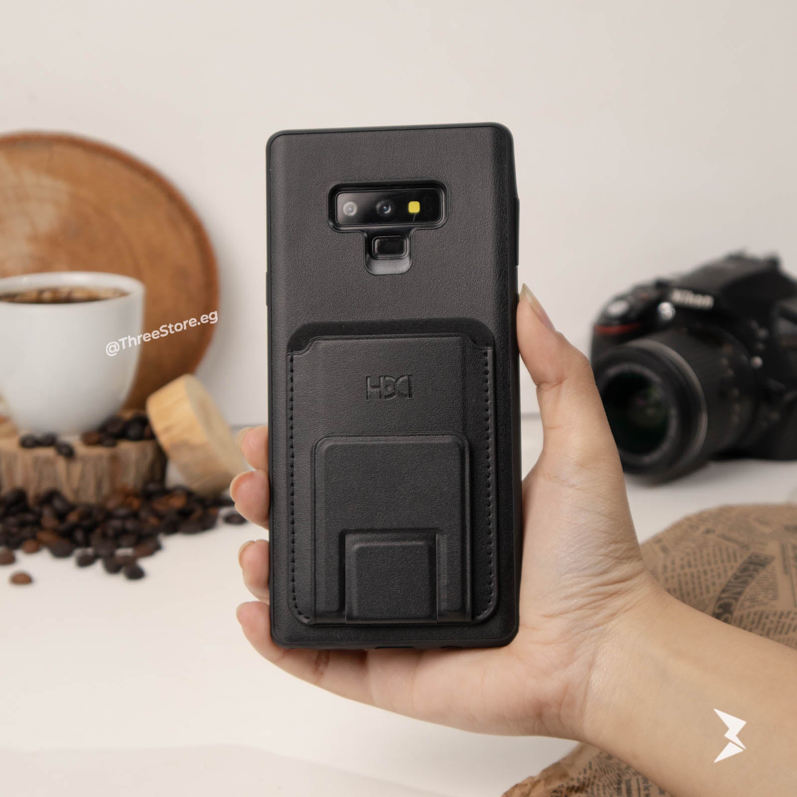 HDD Magnetic Stand Card Leather Case Samsung Note 9