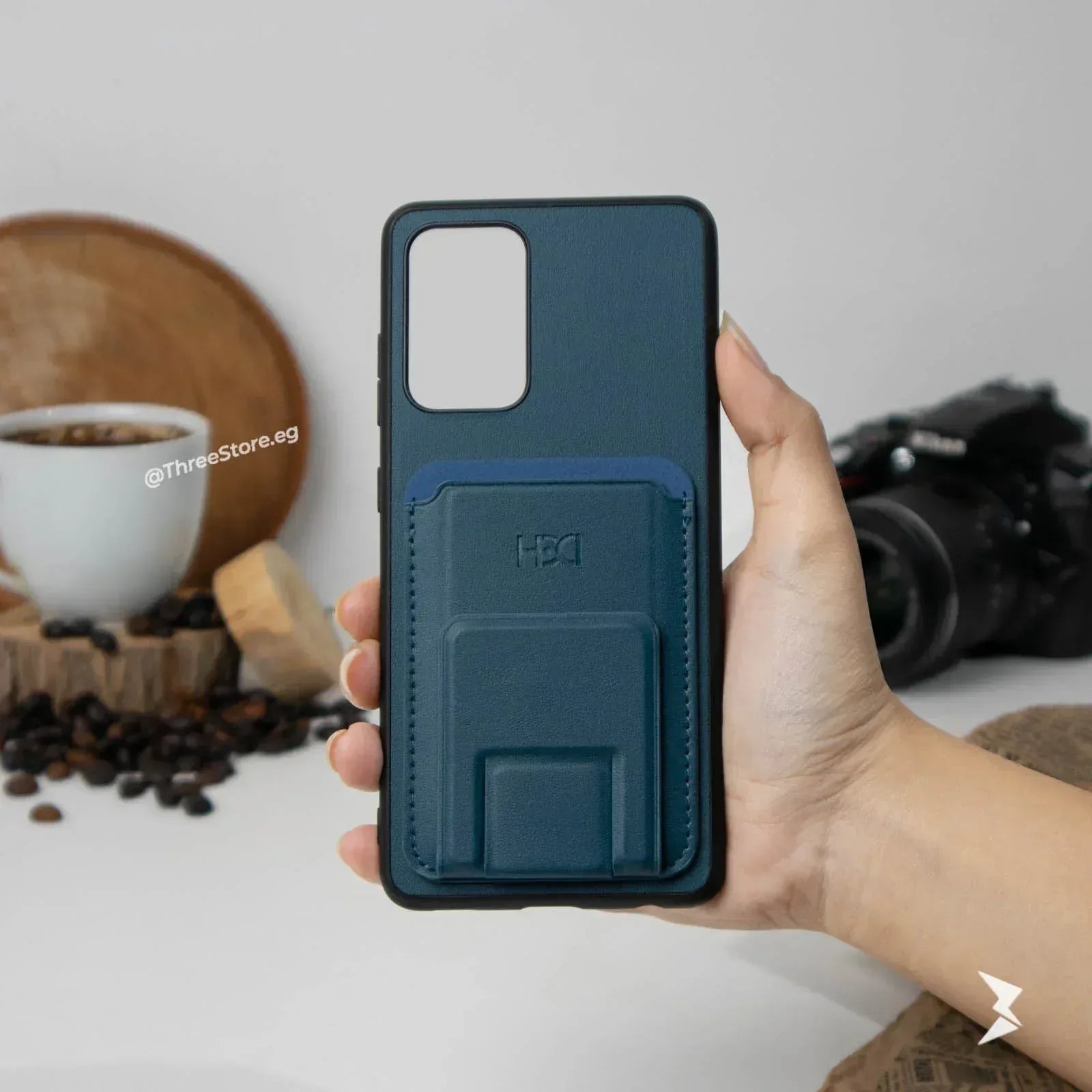 HDD Magnetic Stand Card Leather Case Samsung A52 - Three
