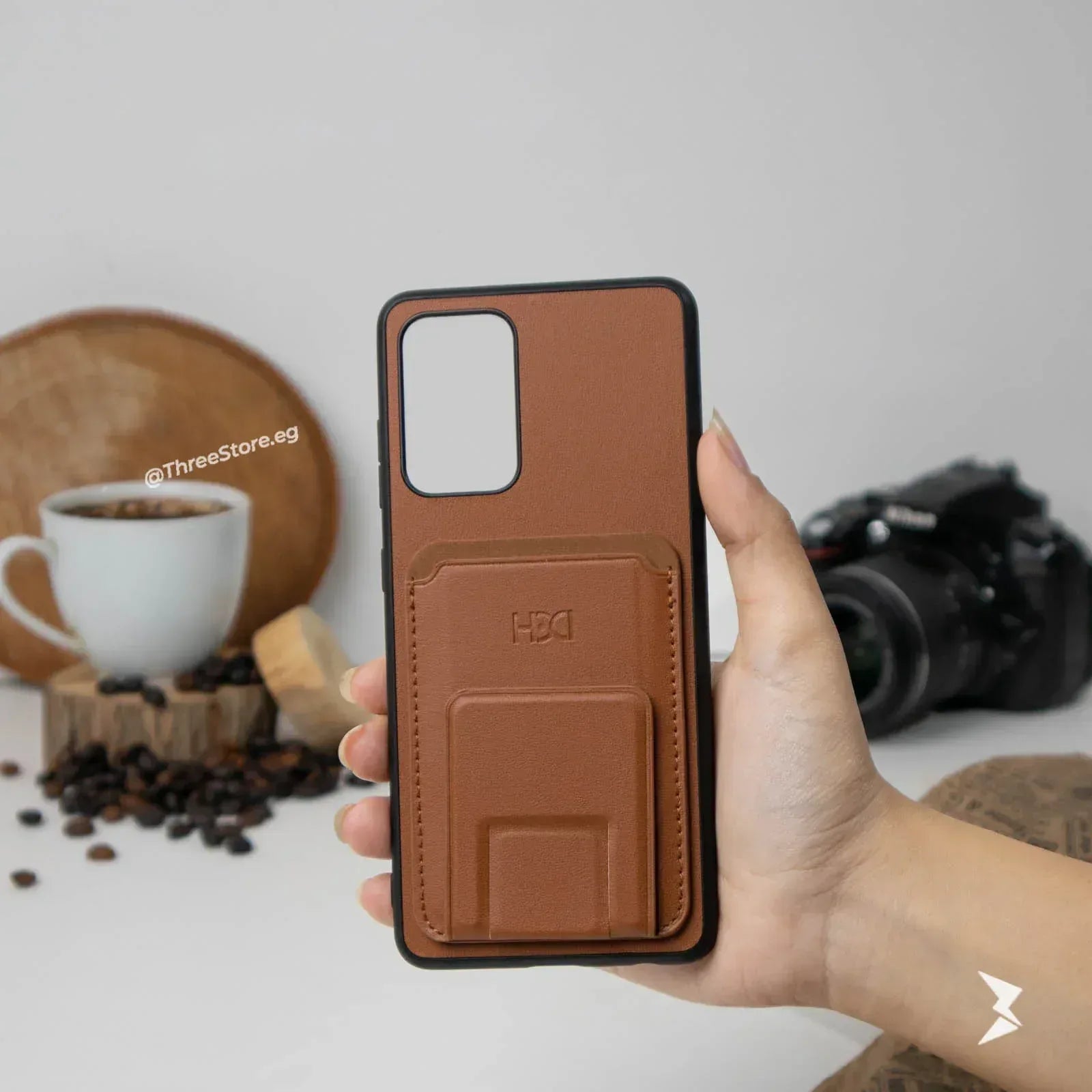 HDD Magnetic Stand Card Leather Case Samsung A52 - Three