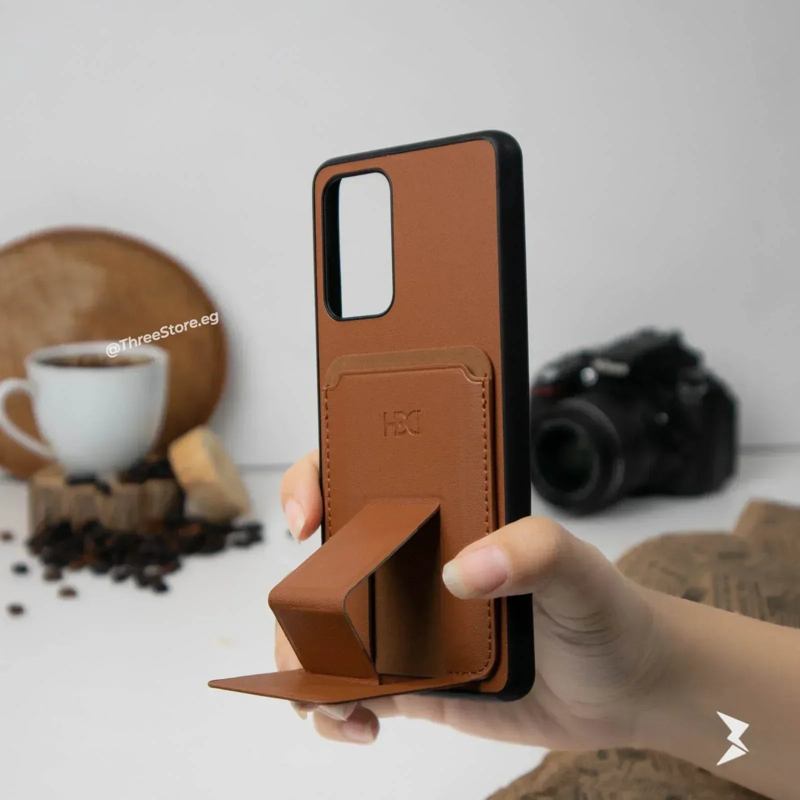 HDD Magnetic Stand Card Leather Case Samsung A52 - Three