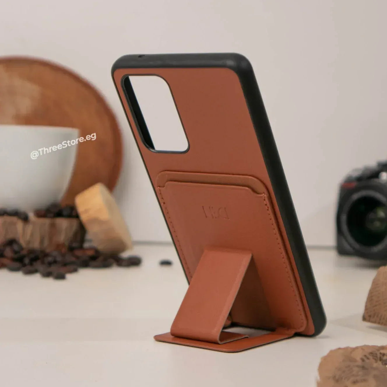 HDD Magnetic Stand Card Leather Case Samsung A52 - Three