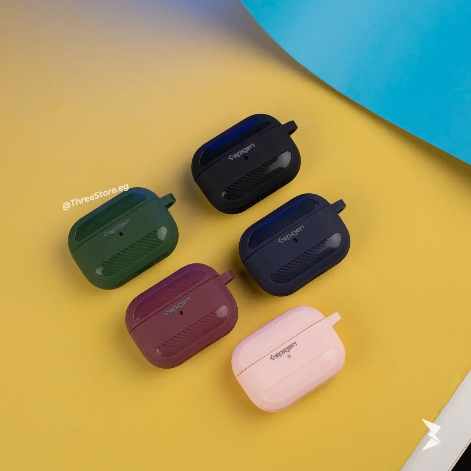 Spigen Rugger Armor case Airpods Pro - Three