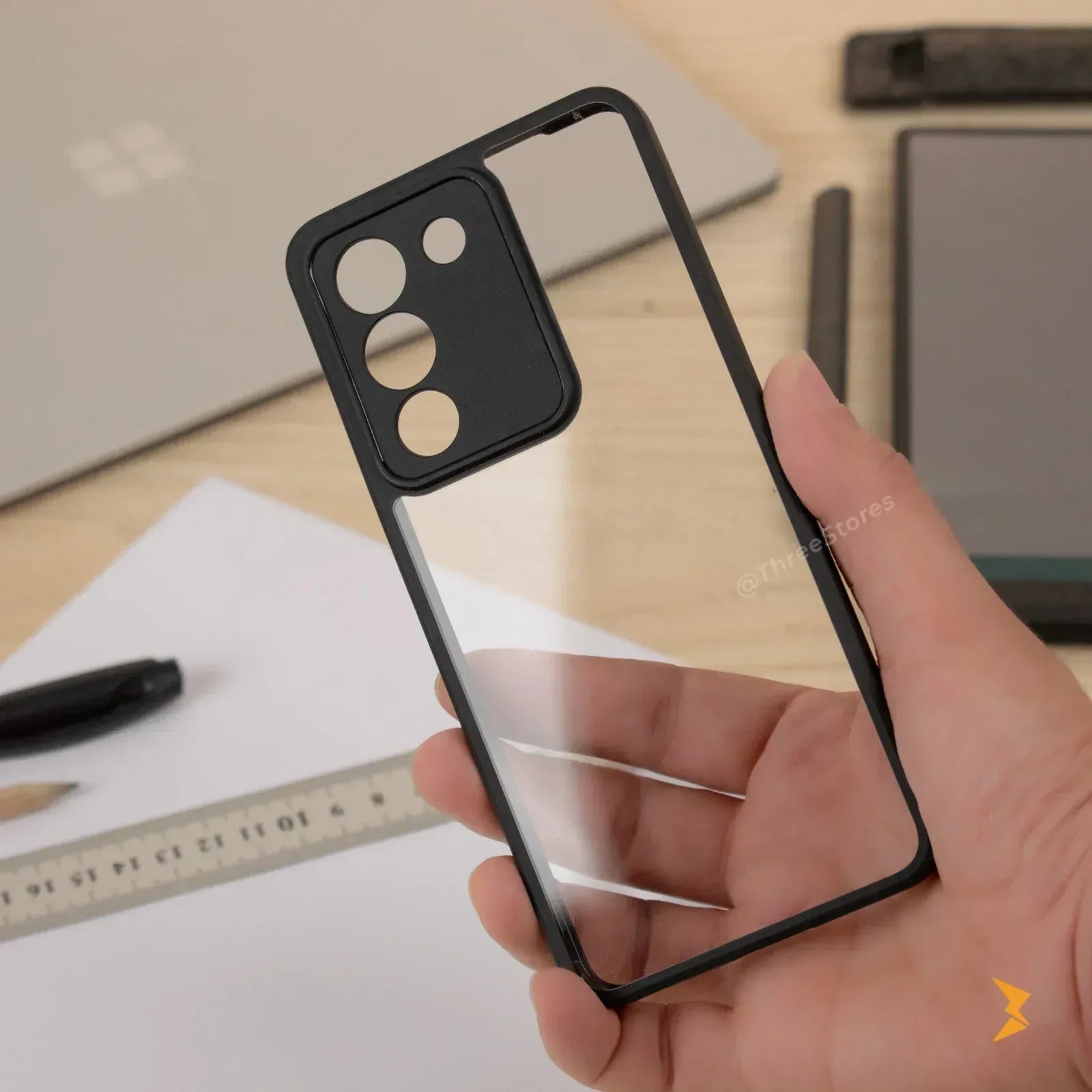 TPU Camera Protection Case Vivo V29E - Three