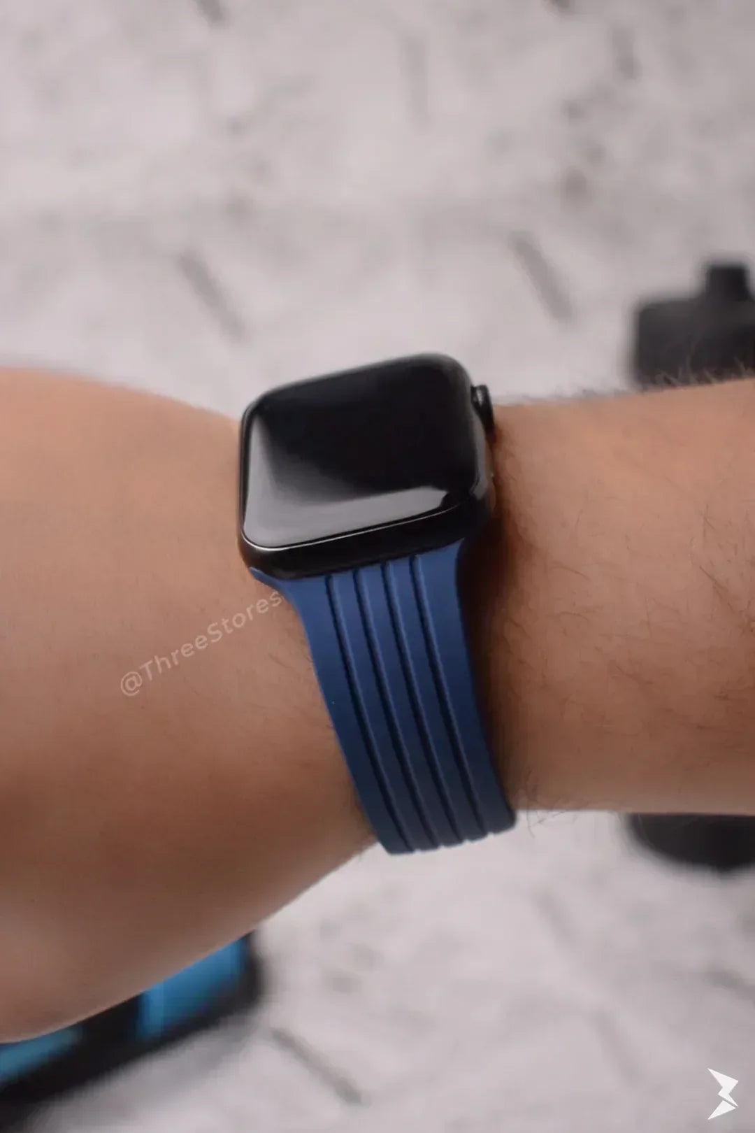 Tissot Compatible Silicone Starp For Apple Watch - Three