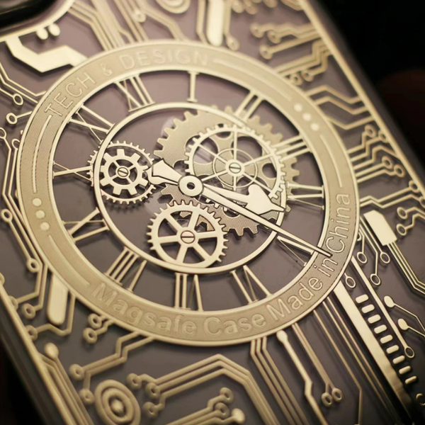 Transparent Mechanical Watch Case iPhone 14