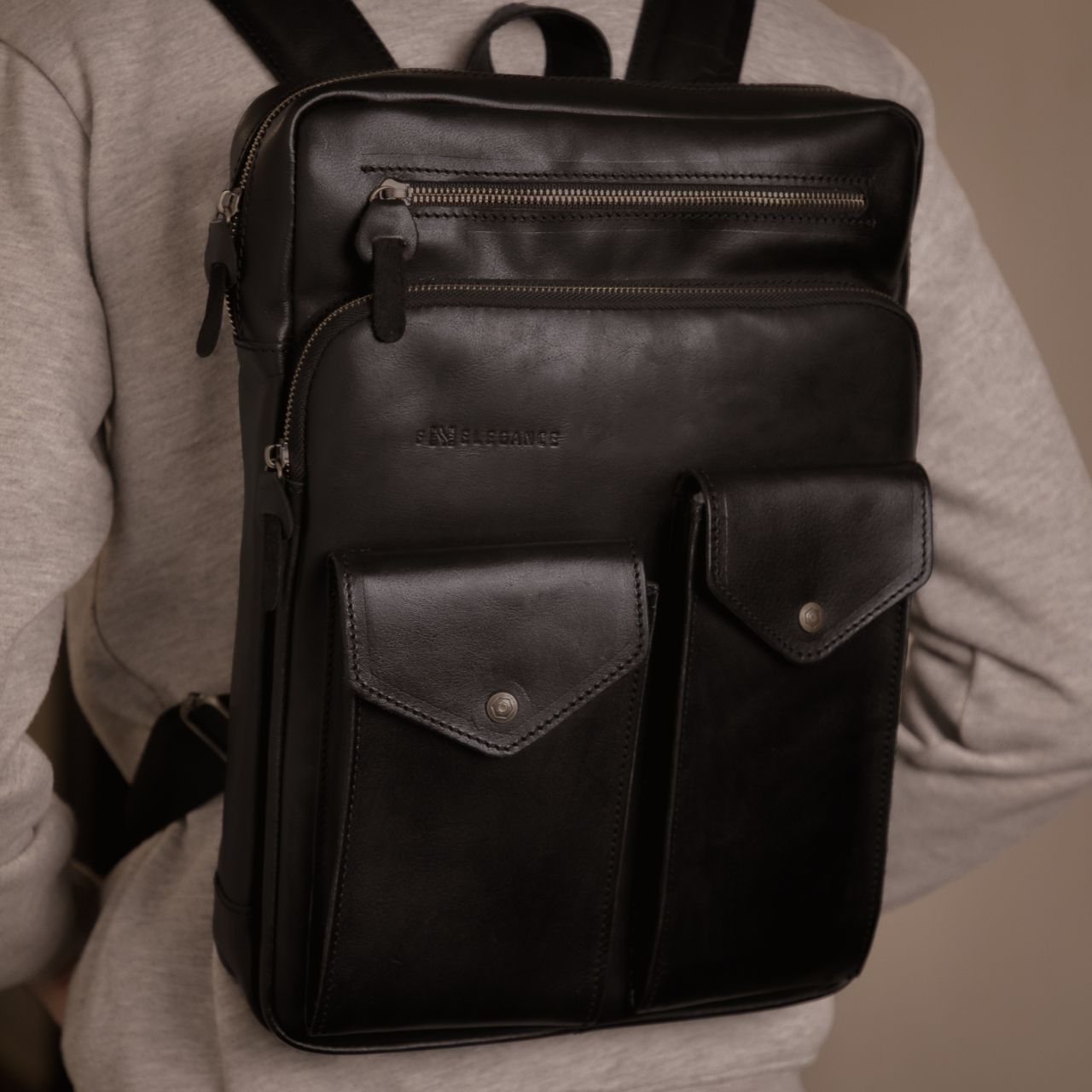 N Elegance Leather Bag