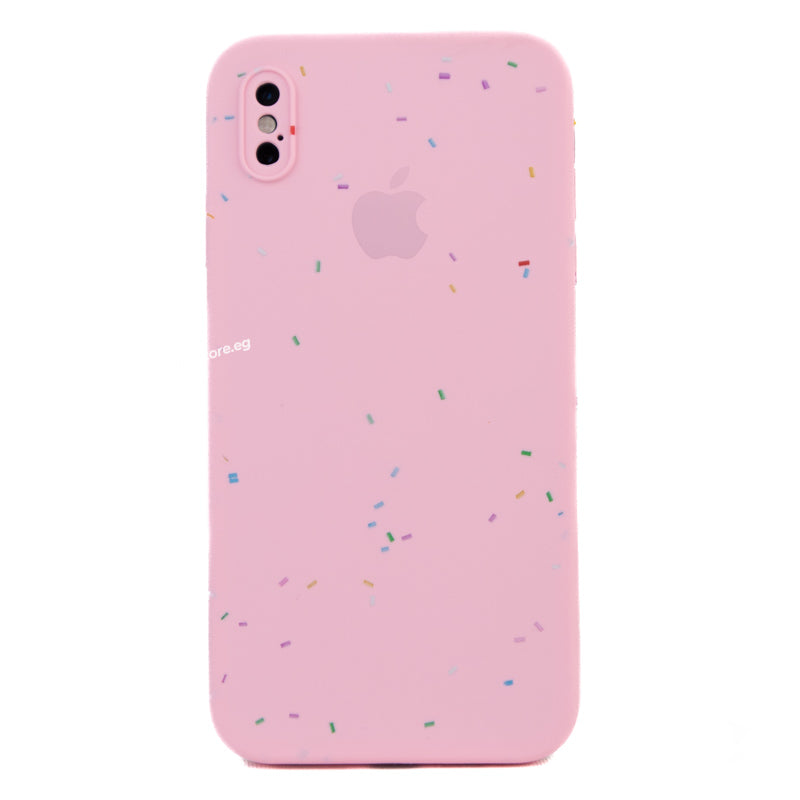 Silicone Sprinkles Camera Protection Case iPhone X Max