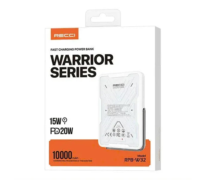 Recci Warrior Series Power Bank 10000mAh RPB-W32 - Three