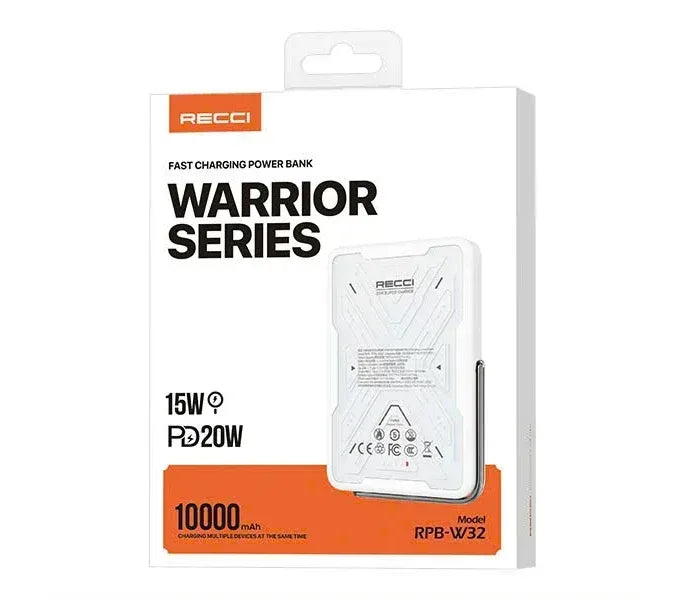 Recci Warrior Series Power Bank 10000mAh RPB-W32 - Three