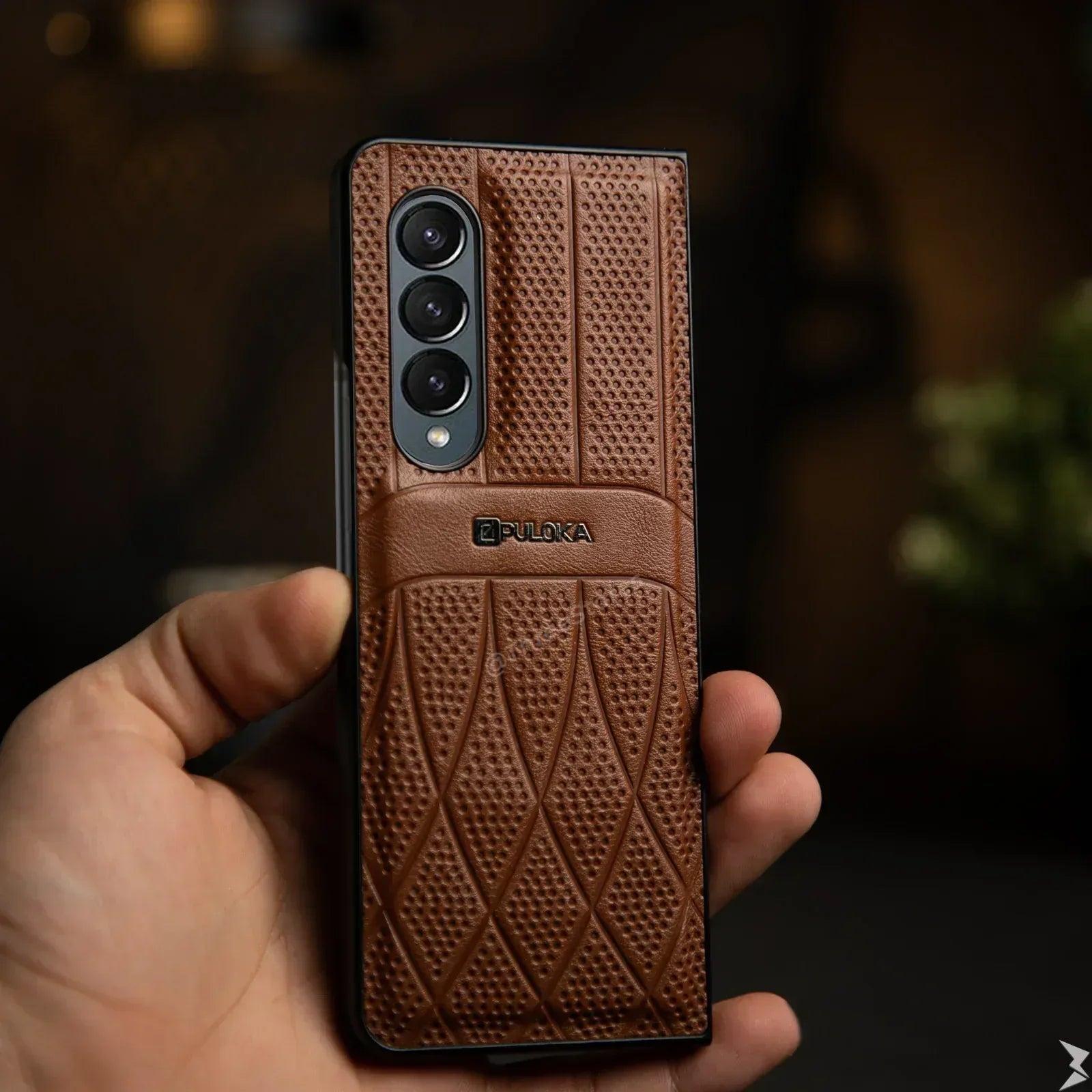 Puloka Dots Leather Case Samsung Z Fold 4 - Three