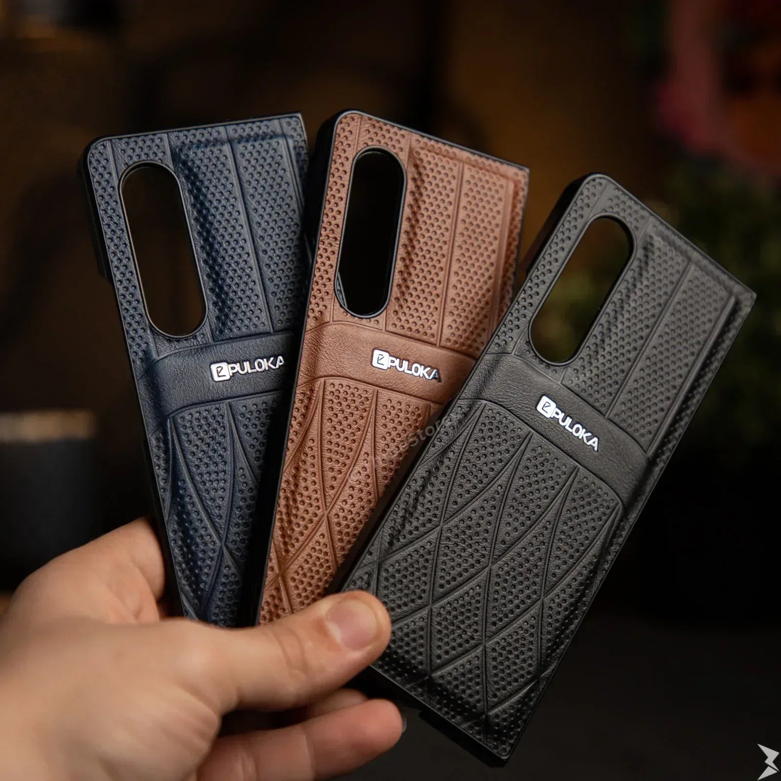 Puloka Dots Leather Case Samsung Z Fold 4 - Three