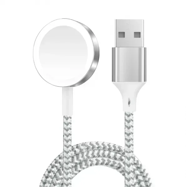 Green Lion Magnetic Braided Charging Cable For Apple Watch - Three