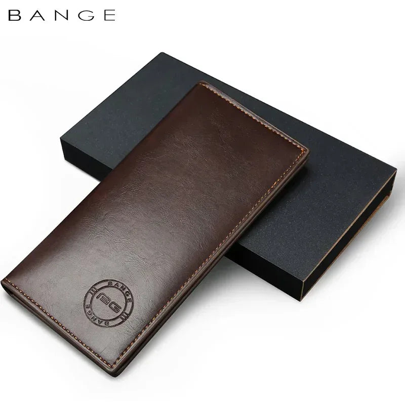 Bange PU leather Slim minimalist Wallet 577-1 - Three