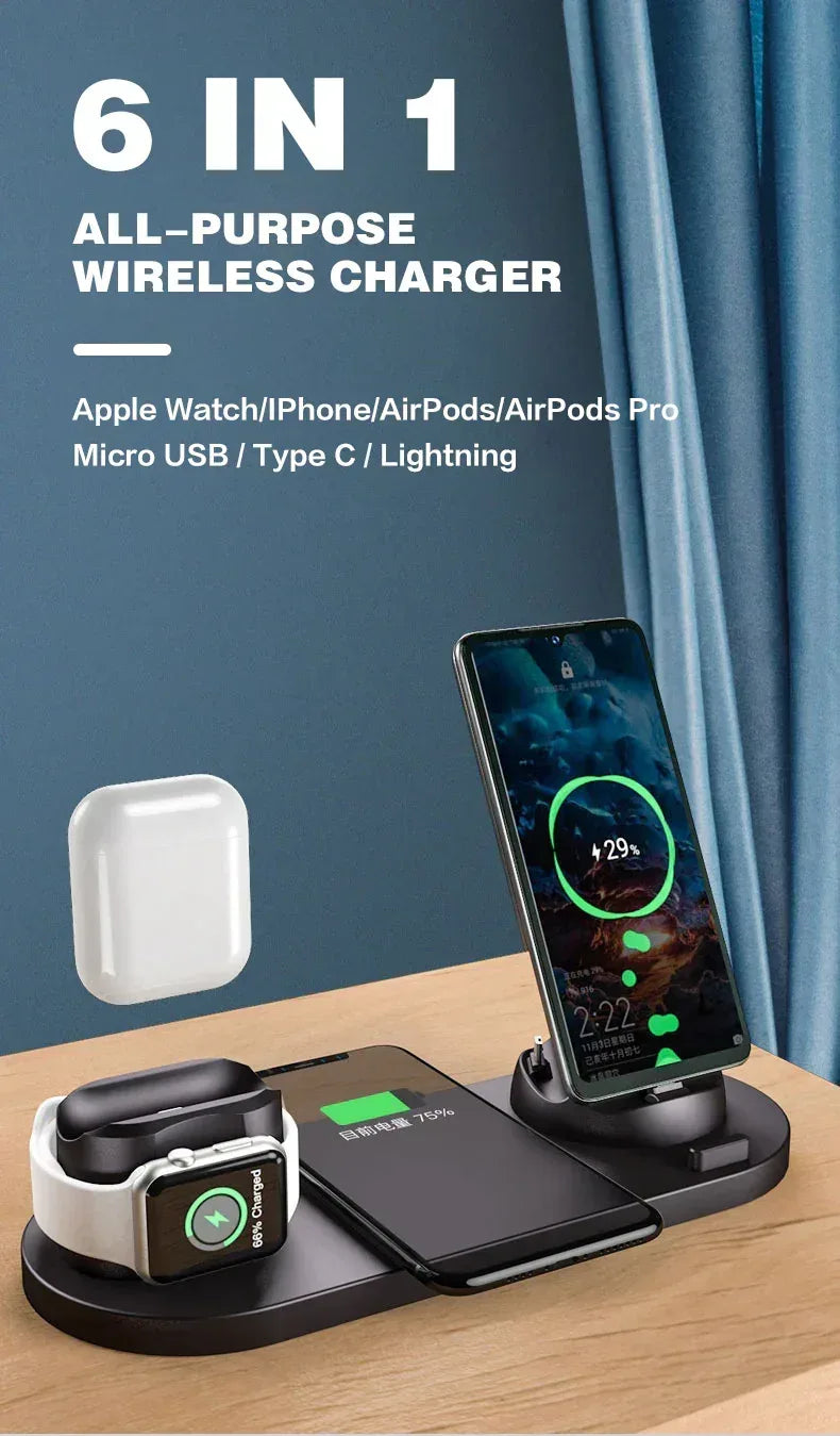 Piblue Charging Stand 6 in 1 - Three