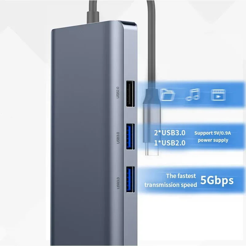 Recci Hub 9 in 1 RH09 - Three