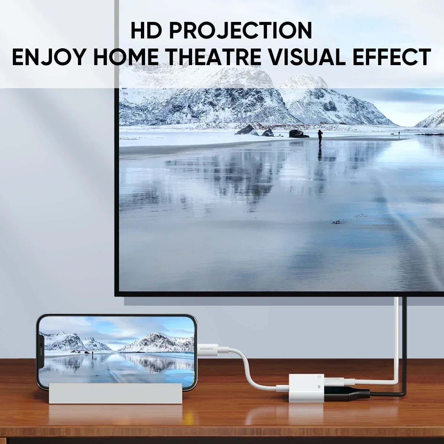 Joyroom Adapter Lightning To HDMI Convert S-H141 - Three