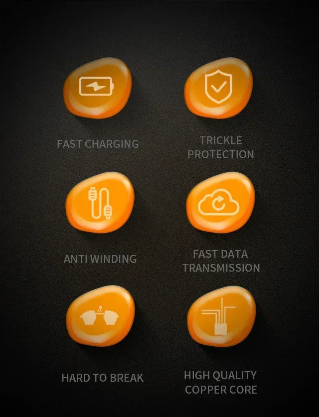 Recci Type-c to Lightning Data cable RTC-P19CL - Three