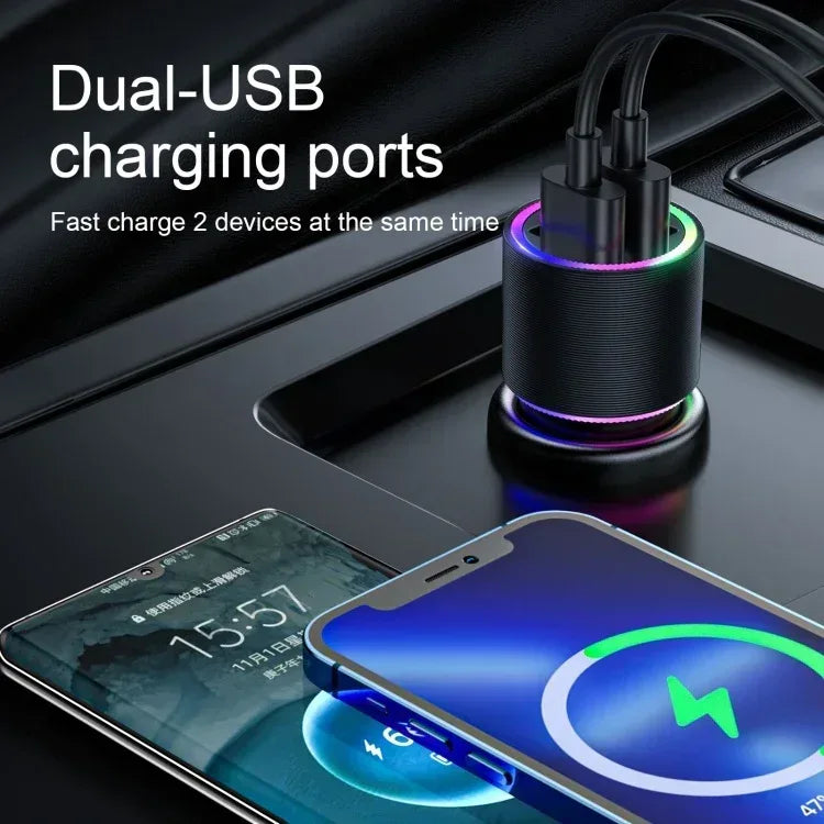 Joyroom Dual-Port 4.8A 0 Car Charger JR-CL10 - Three