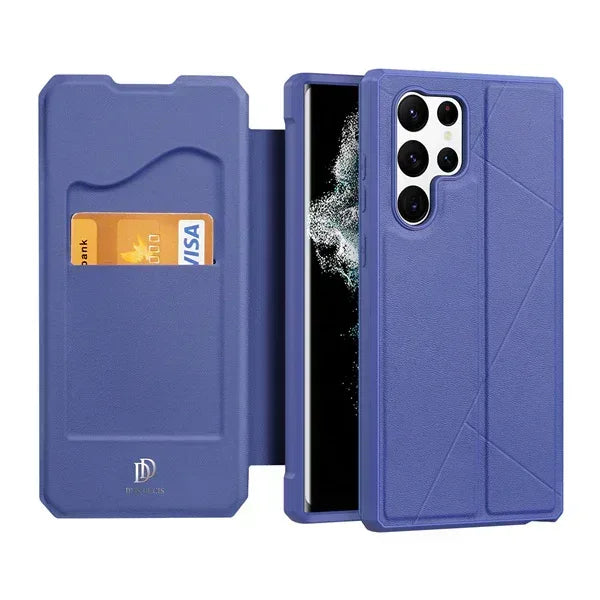 Dux Ducis Leather Skin X 360 Protection Case Samsung S22 Ultra - Three