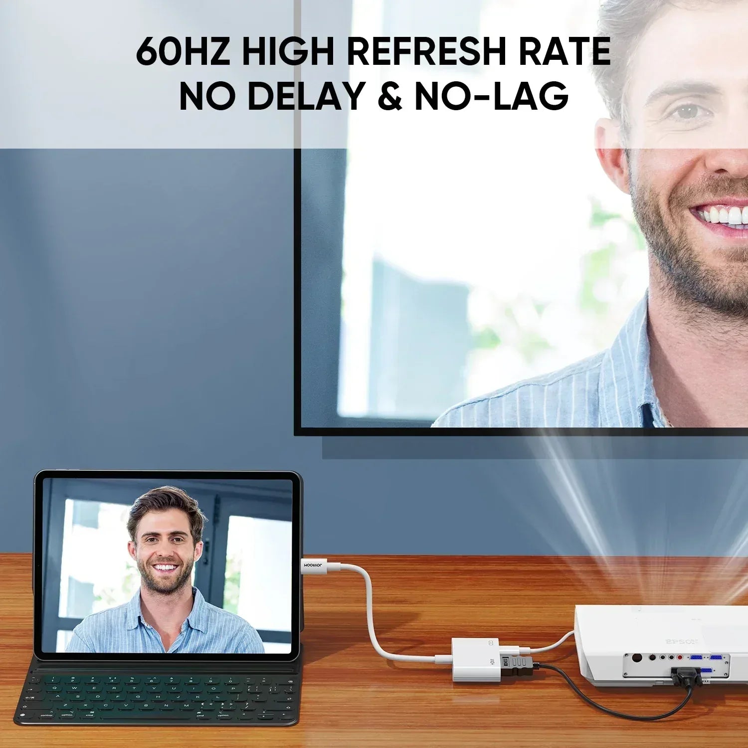 Joyroom Adapter Lightning To HDMI Convert S-H141 - Three