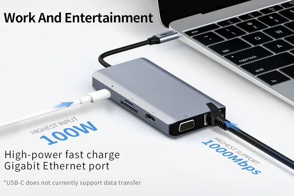 Recci Hub 9 in 1 RH09 - Three