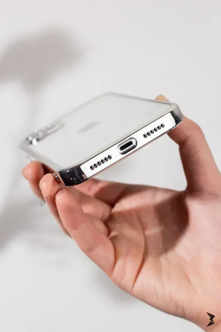 QY Glossy Transparent Camera Protective Case iPhone 12 Pro Max - Three