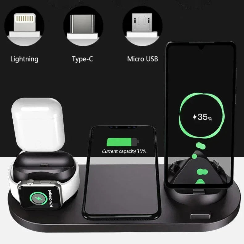Piblue Charging Stand 6 in 1 - Three