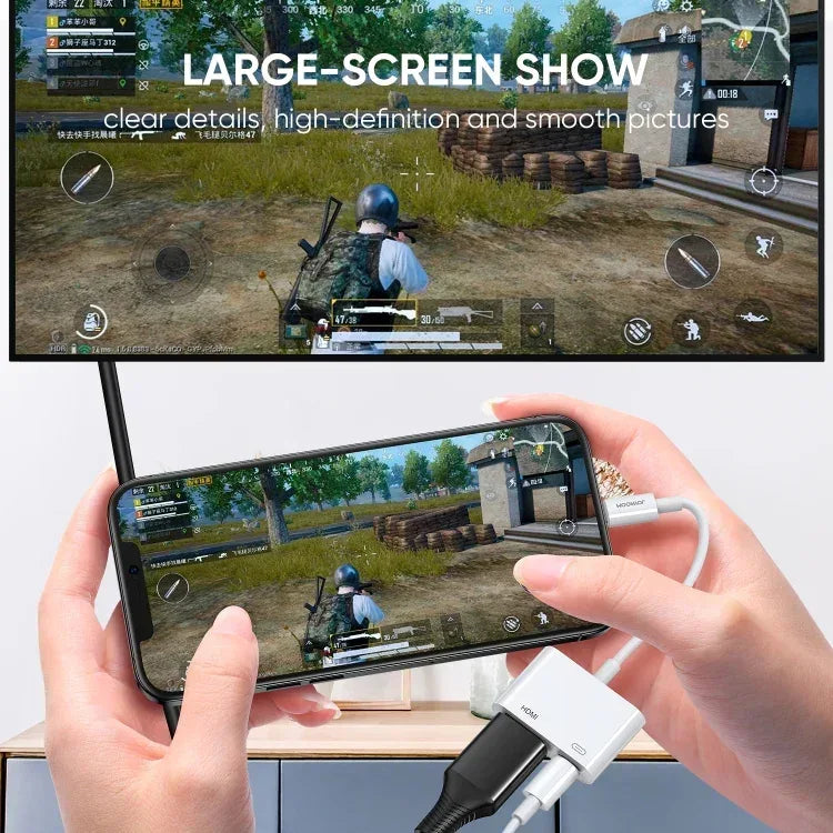 Joyroom Adapter Lightning To HDMI Convert S-H141 - Three