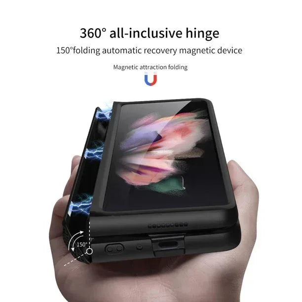 Fabric Camera Protection Case Samsung Z Fold 3 - Three