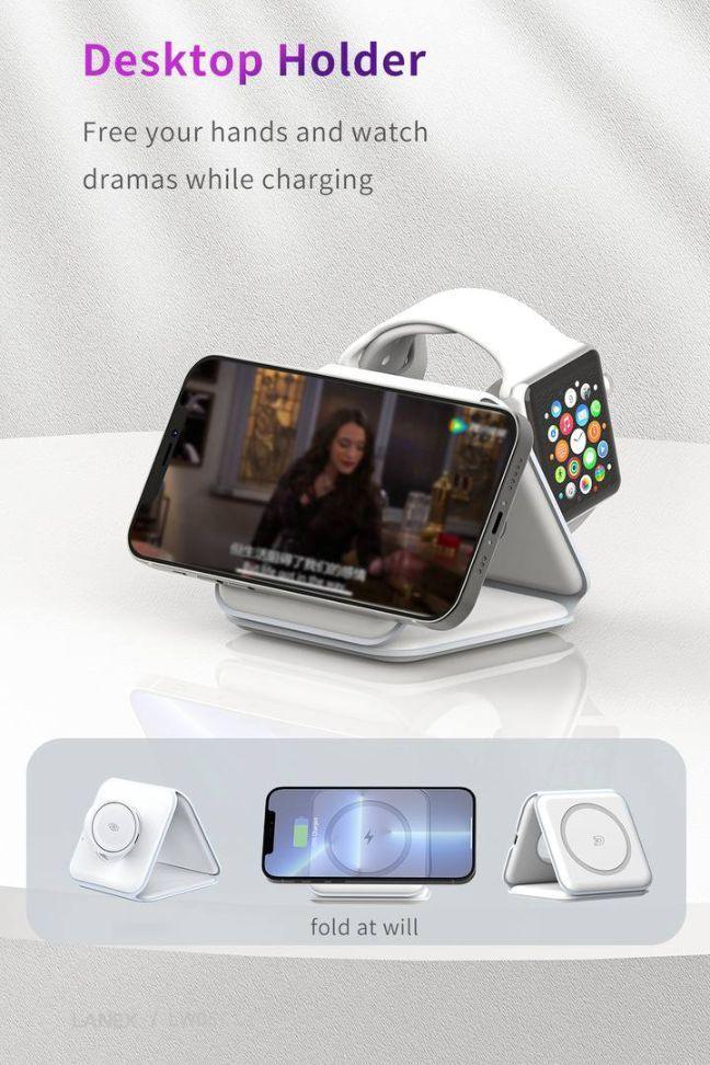 Lanex Folding Magnatic Charger LW05 - Three