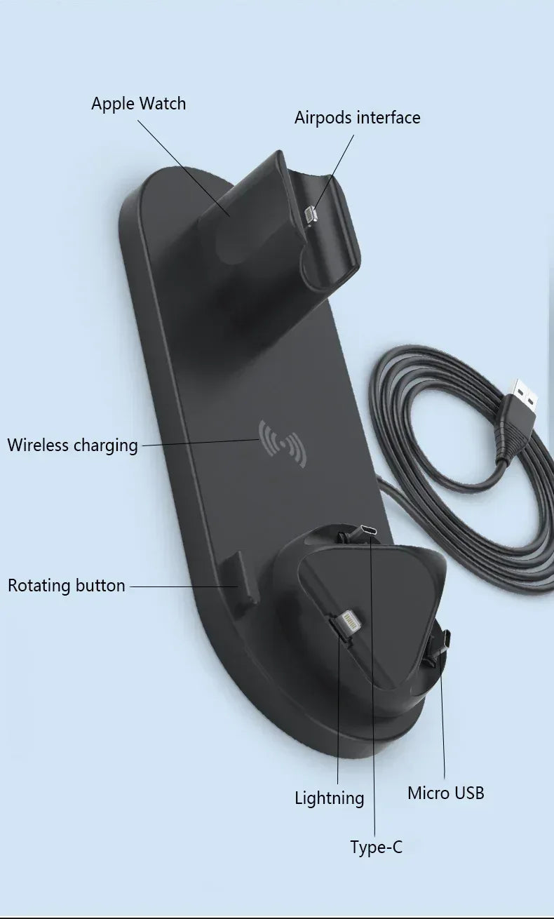 Piblue Charging Stand 6 in 1 - Three