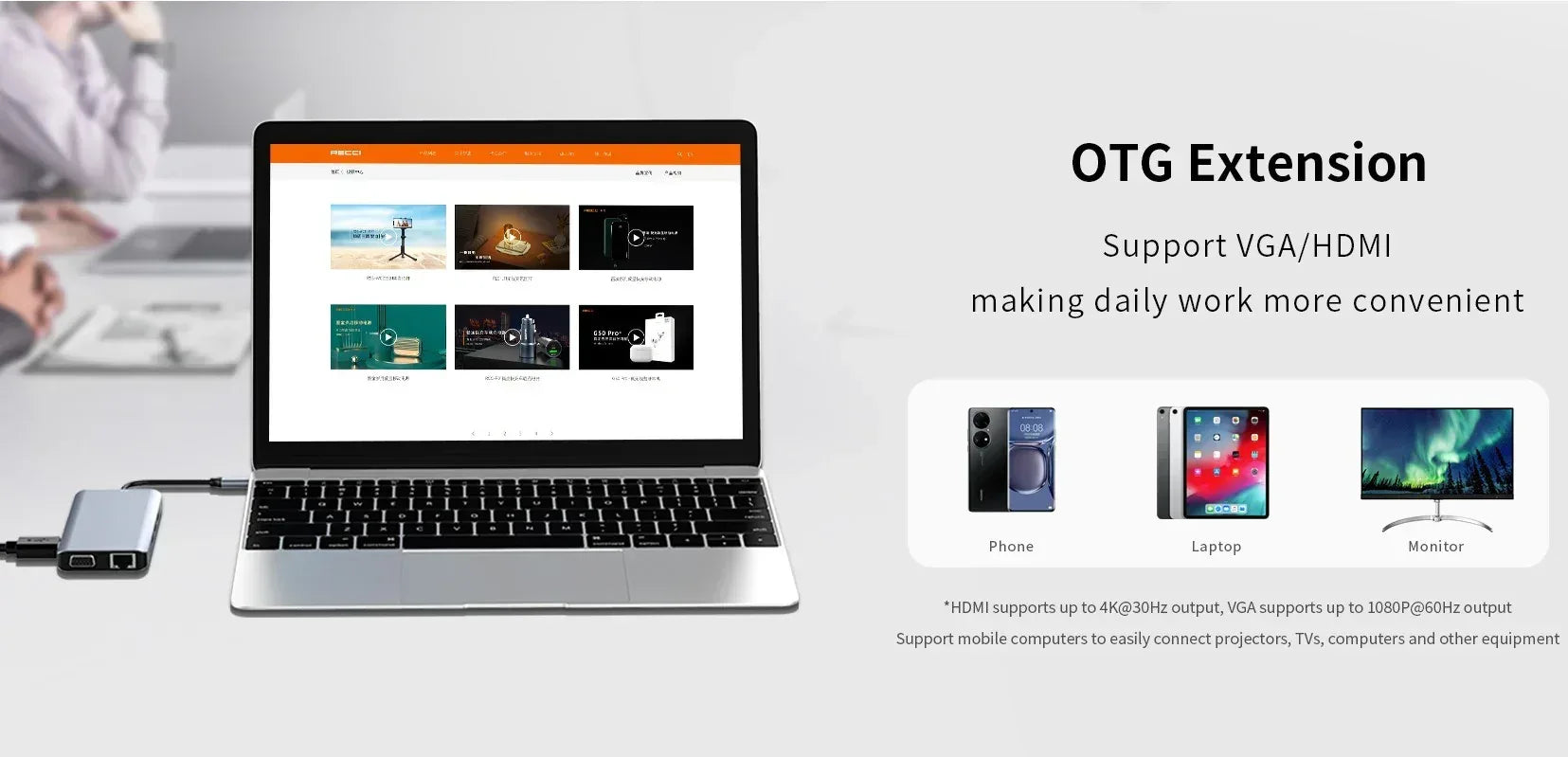 Recci Hub 9 in 1 RH09 - Three