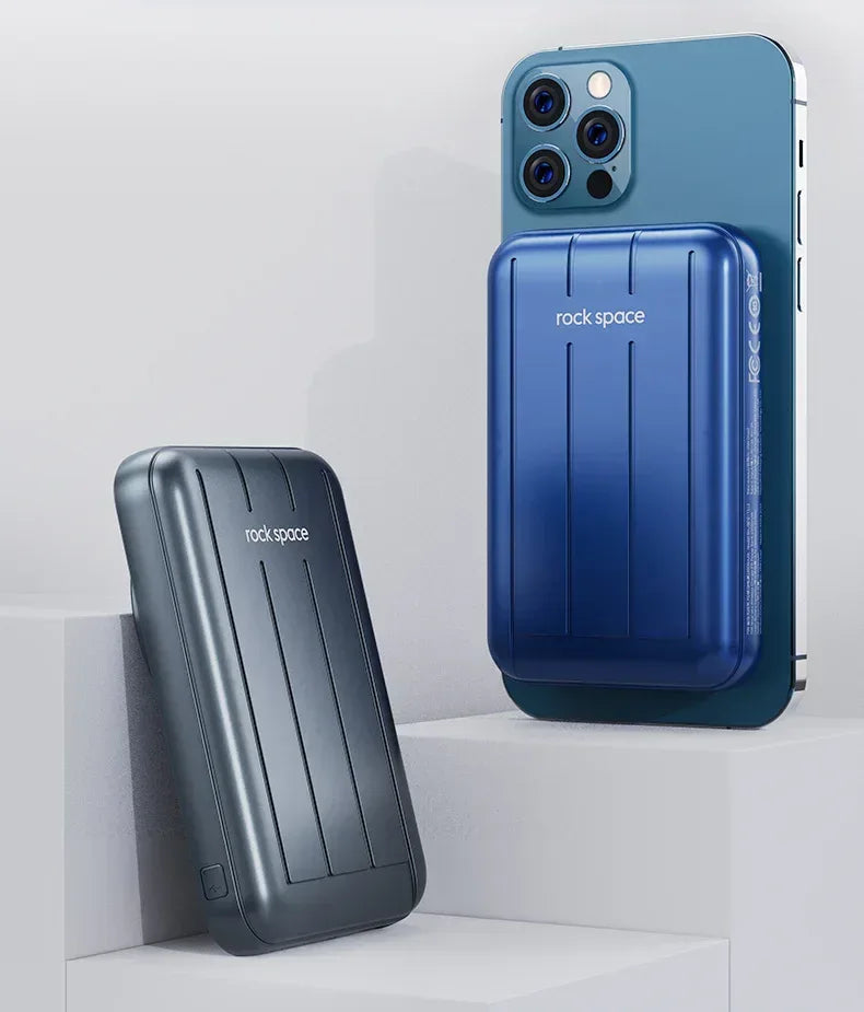 Rock Space Magnetic Wireless Power Bank 10000mAh - Three
